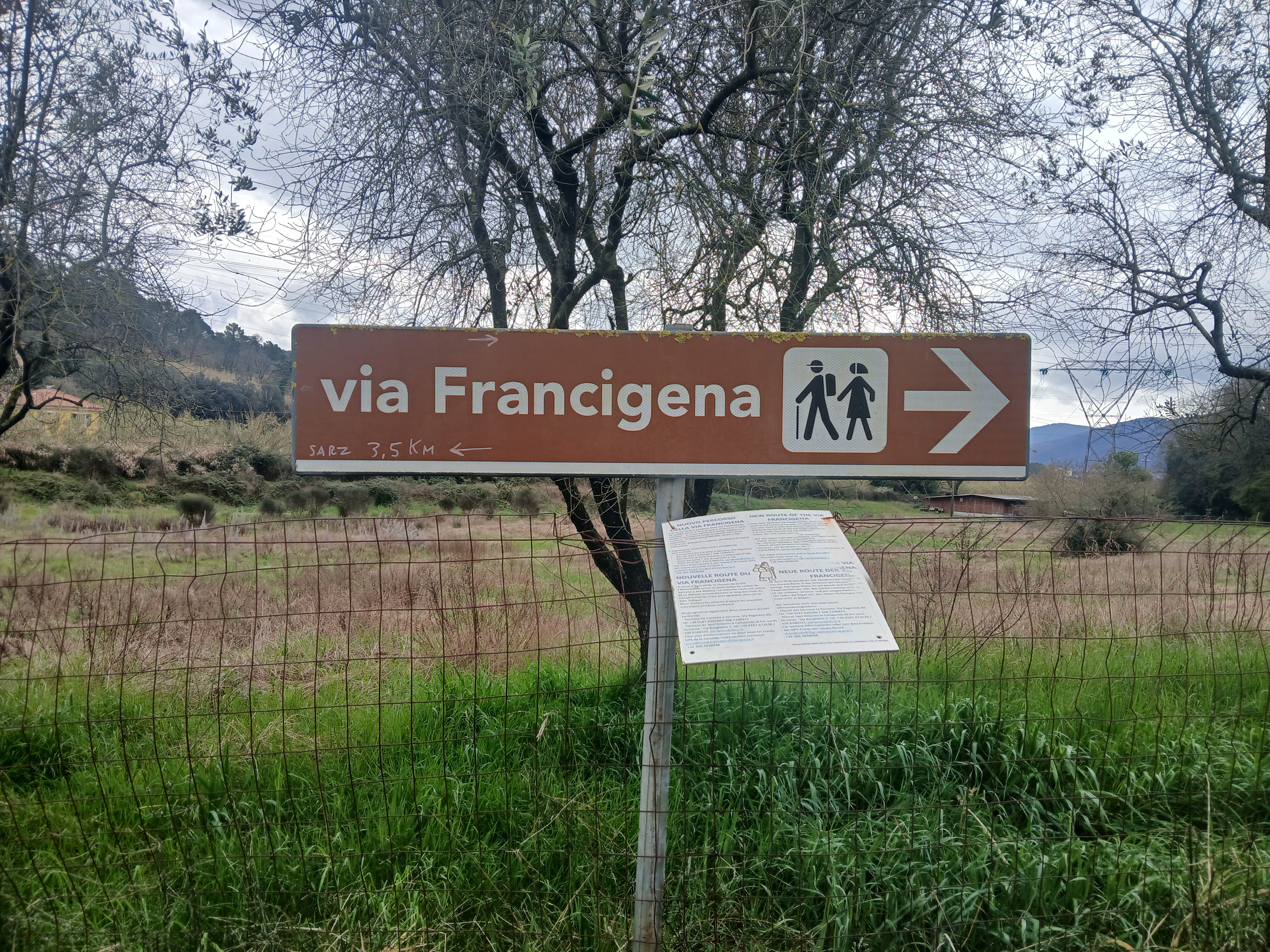 Via Francigena appartamento vacanze Il Grottino di Sarzana